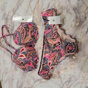 Shade & Shore small 34D 2pcs bikini